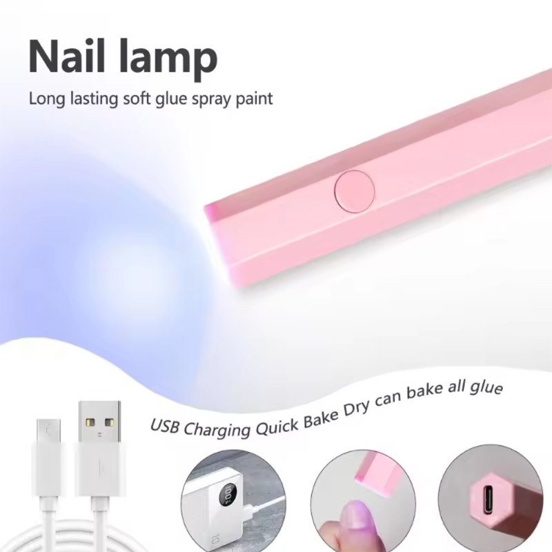 لاک خشک کن فوری مدل UV دار قابل حمل