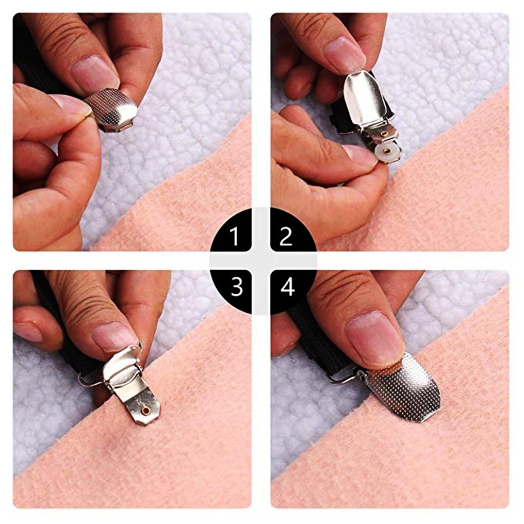 گیره نگهدارنده ملحفه تخت مدل 4 سر