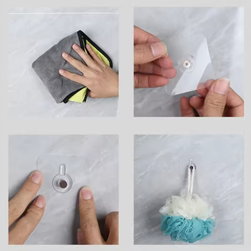 میخ چسبی دیوار وارداتی 4 عددی