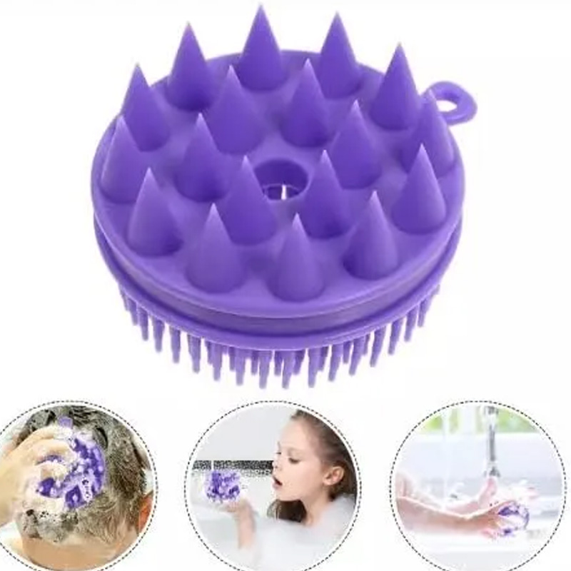 برس ماساژ سر و بدن شور چندمنظوره سیلیکونی