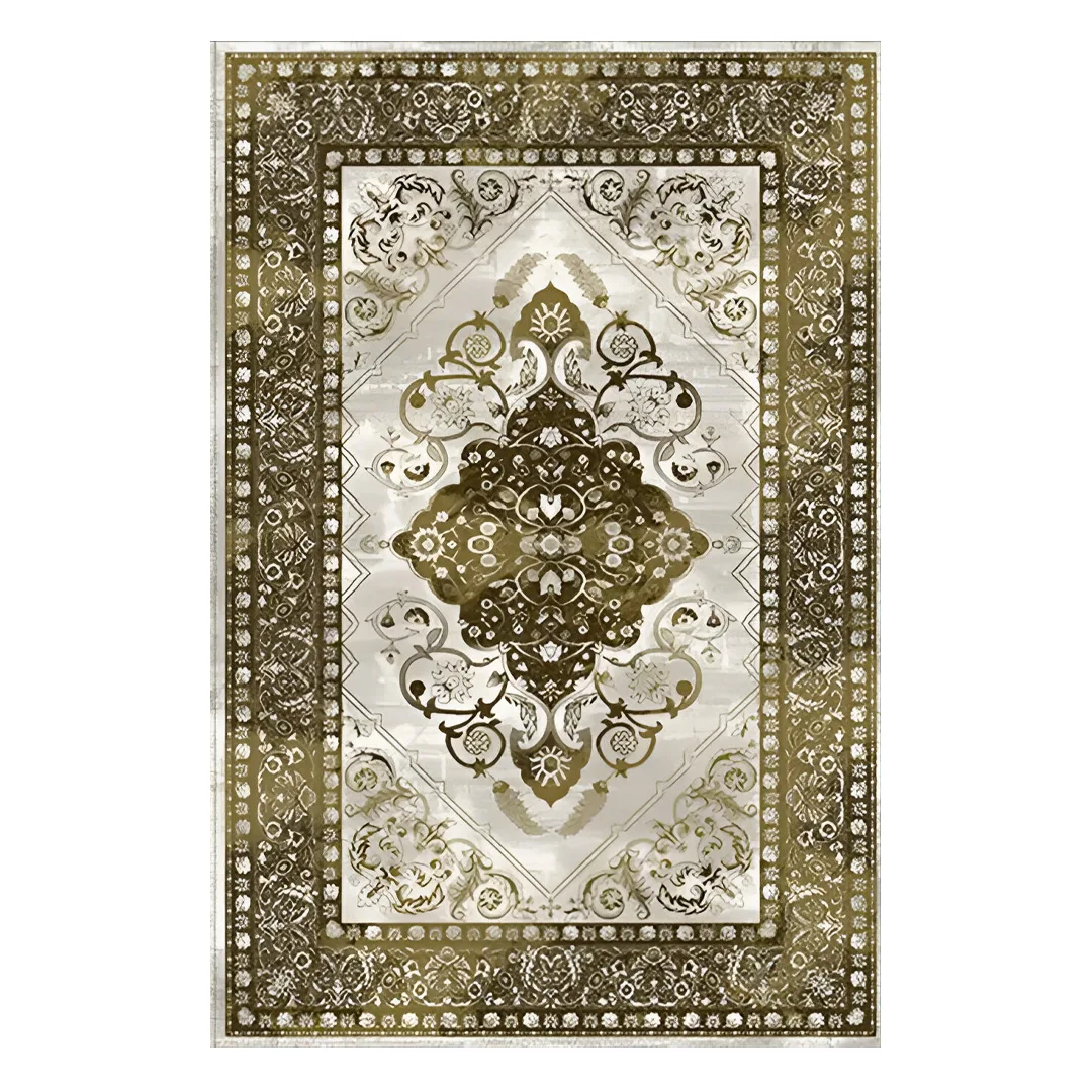 فرش مخمل نادی طرح سنتی کد O106