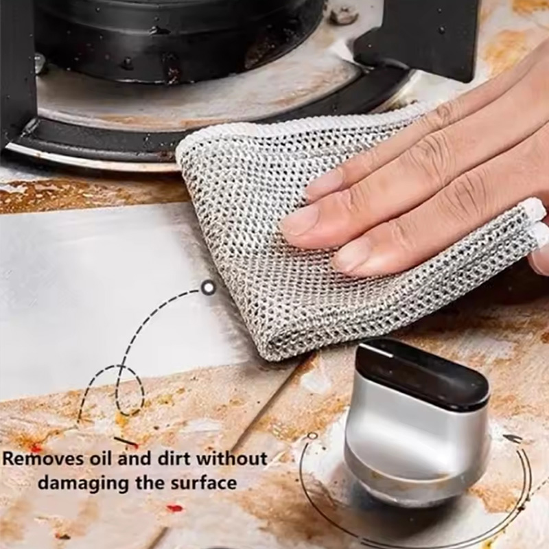 اسکاچ و دستمال توری مدل دو لایه بسته 3 عددی