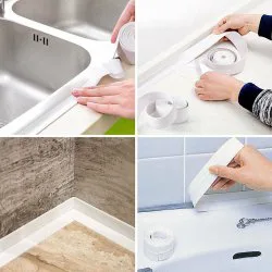 چسب نواری PVC سفید مدل 3 متری