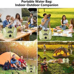 گالن آب شیر دار 8 لیتری مدل تاشو