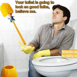 فرچه نظافت فانتزی طرح ترامپ